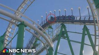 WATCH: Man climbs out of moving Arizona roller coaster