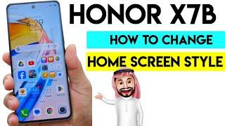 The Honor X7B's Home Screen Features Are Next Level