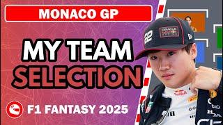 TEAM SELECTION – MONACO GP  | F1 Fantasy 2025 Tips and Advice