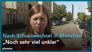 Schusswechsel in München: Christina Schmitt (BR24) zu Polizeieinsatz vor Israels Generalkonsulat