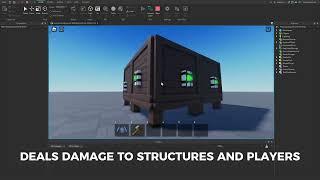 AN UPDATE ON THE RUST BUILDING SYSTEM | ROBLOX STUDIO SHOWCASE