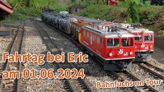 LGB Gartenbahn-Fahrtag bei Eric am 01.06.2024