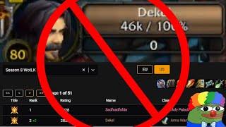 XCA SHITTING ON DEKEL, RANK 1 CHEATER WARRIOR FROM WOW CLASSIC