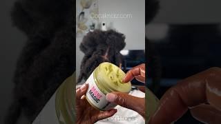 Green butter for nappy hair ! #naturalhair #subscribe #shorts cocaknotz.com