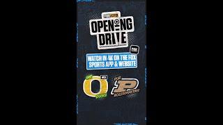 Oregon at Purdue #OpeningDrive | CFB ON FOX