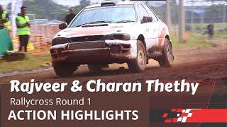 Rajveer Racing - Action Highlights | Round 1 Rallycross Championship 2024.