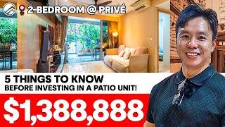 Prive - Ground Floor 2-Bedroom with 1,238sqft in Punggol | $1,438,000 | Melvin Lim