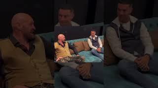 Tyson Fury says Cristiano Ronaldo is the greatest footballer who has ever lived. #shorts