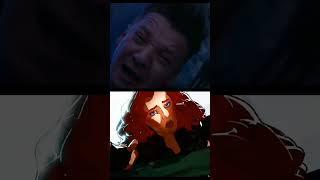 Black Widow vs Hawkeye sacrifice #blackwidow #hawkeye #avengers #marvel