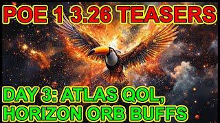 POE 1 3.26 Day 3 Teasers: Affliction Rucksack Spiritual Successor. Horizon Orb Buffs Path Of Exile 1