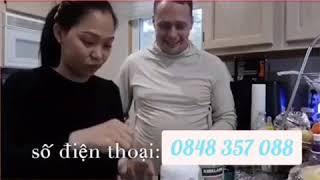 Gia Đình Hoyer Family cuộc sống ở Mỹ giới thiệu sản phẩm viên uống trắng da và viên uống dưỡng tóc