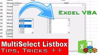 Excel VBA Listbox MultiSelect To Fill Other ListBox - MultiSelectExtended Explanation
