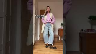 Mid-rise Barrel Jeans