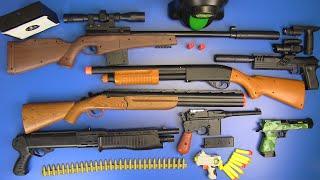 Box of Guns Toys ⁕SNIPER RIFLES TOYS ,FORTNITE GUN,AIRSOFT GUN, SHOTGUN TOYS,HUNTING RIFLES TOYS