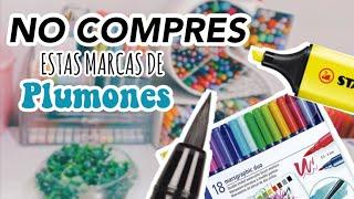 NO COMPRES ESTOS PLUMONES / Papelería que no recomiendo 