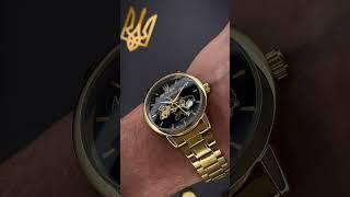 Годинник Awarder 022 Gold Black Mechanic Metall Не Забуду Дім