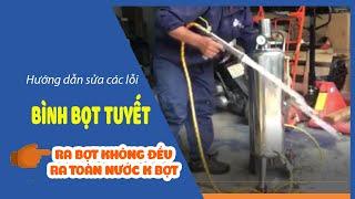 [HƯỚNG DẪN] Sửa bình bọt tuyết ra nước không đều  (các lỗi thường gặp)