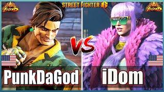 Street Fighter 6  PunkDaGod (LUKE)  Vs  iDom (MANON) Best Room MatchFightingGameWorldX