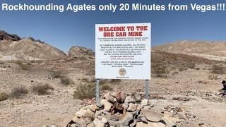 Rockhounding Agates at Ore Car Mine- Lake Mead NRA, Las Vegas, Nevada