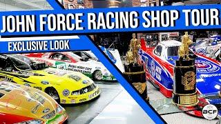 EXCLUSIVE: John Force Racing Shop Tour