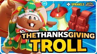 The Thanksgiving Troll Greedent Build! | Pokemon Unite