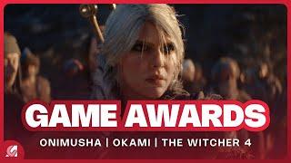 GAME AWARDS : +40 jeux (The Witcher 4, Okami, Elden Ring, Onimusha..)  Résumé complet