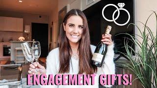 WHAT MY FRIENDS GOT ME FOR ENGAGEMENT GIFTS! | Wedding Series | Molly J Curley