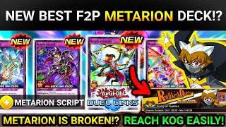 METARION IS BROKEN!? | BEST F2P KOG METARION DECK!? | 80% WIN RATE! [Yugioh Duel Links]