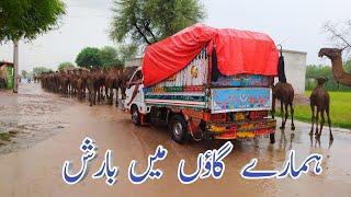 Punjab Mein Rain | Pakistan Village life | Waseeb Explore