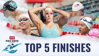 Top 5 Finishes in Mission Viejo | TYR Pro Swim Series Event Highlights