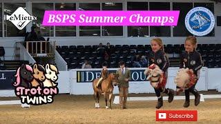 BSPS Summer Champs 2024! #horse #bsps #pony #twins #competition #equestrian #summer Summer