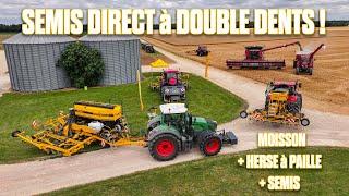  SEMIS DIRECT DOUBLE DENTS CLAYDON : je DÉCOUVRE ces SEMOIRS UNIQUES ! Plein de VERS de TERRE !🪱