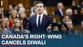 Canada: Opposition Leader Cancels Diwali Event at Parliament Hill Amid Tensions with India