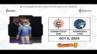 CONNECTICUT SUN VS MINNESOTA LYNX - OCT 8, 2024 | SEMIFINALS GAME 5