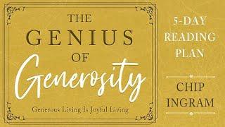 The Genius of Generosity.  If our eyes are on the things of God, He’s our master. If our eyes...