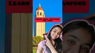 Learn from Stanford University for free | Top Online Courses 2024-2025  #learnonline #stanford