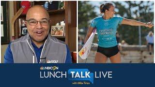 Surfing champ Carissa Moore carrying Olympic momentum into 2021 | Lunch Talk Live | NBC Sports