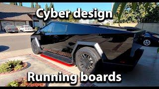 The best mod for the Cybertruck | FULL INSTALL Running Boards Side Steps