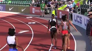 W100 - Tamari Davis - Heat 3 - USATF Outdoor Championships 2022 #highlights