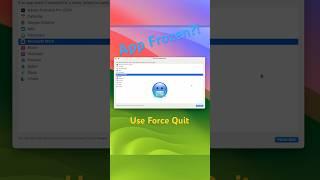 How to FORCE QUIT Apps When They Freeze  #keyboardshortcuts #mactips #apple