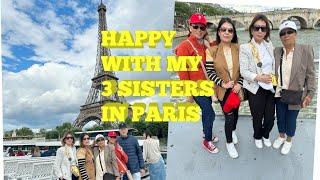 I'm taking Bateaux mouches Parisian with my 3 sisters  @pinaysaparisvlogbeth4268