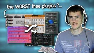 Making a Beat with 5 Random FREE Plugins...