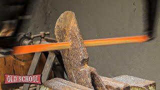 EXTREMELY rusty axe restoration and MAKEOVER to an hatchet - all by hand