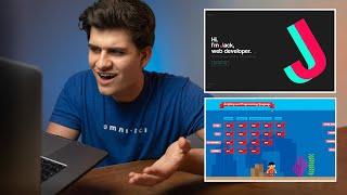 Web Developer Reacts to Incredible Personal Websites // Personal Portfolios