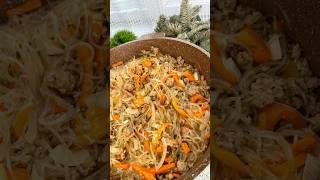 Фунчоза с фаршем #азазелло #рецепт #рекомендации #фунчоза #фарш #мясо #овощи #еда #быстро #бюджетно