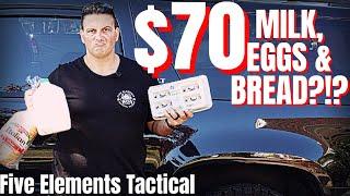 $70 for MILK, EGGS, & BREAD?!? - FOOD SHORTAGES COMING - INFLATION AND COST OF FOOD - PREPPER PANTRY