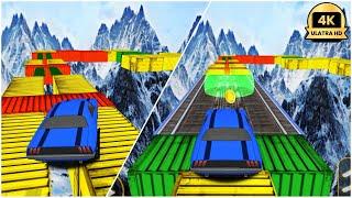 Impossible Car Stunt Tracks Cyber - Mega Ramp Car Stunt Game Walkthrough Gameplay