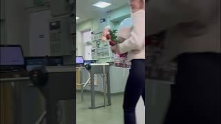 Шикарная девушка.Школа.Последний звонок.