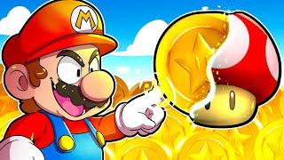 Super Mario, mas tudo o que ele toca VIRA MOEDA! (ANIMAÇÃO)