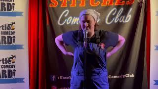 Sophie Stemmons at the Dublin heat of the Chortle Student Comedy Award 2023